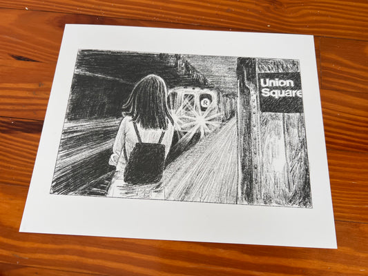"Subway Cars" 8 x 10 Print